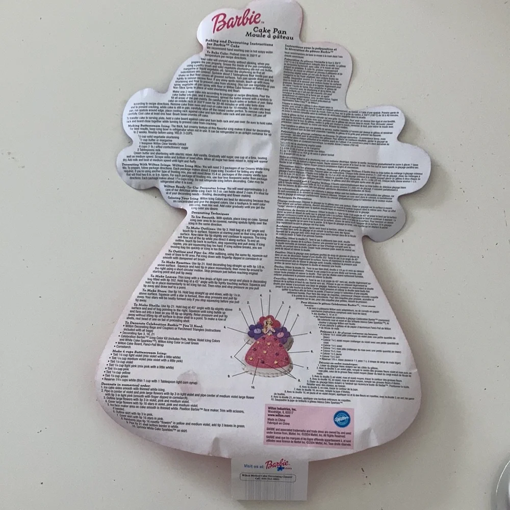 Wilton Barbie Cake Pan